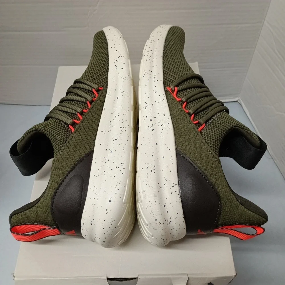 Adidas Lite Racer Adapt 7.0 Shoes Men's Sz 8 Olive Green Sneakers Slip On IH7723